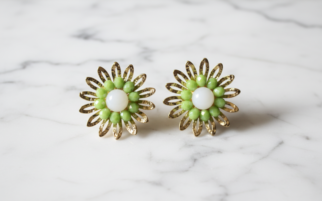 Golden Heart Earrings