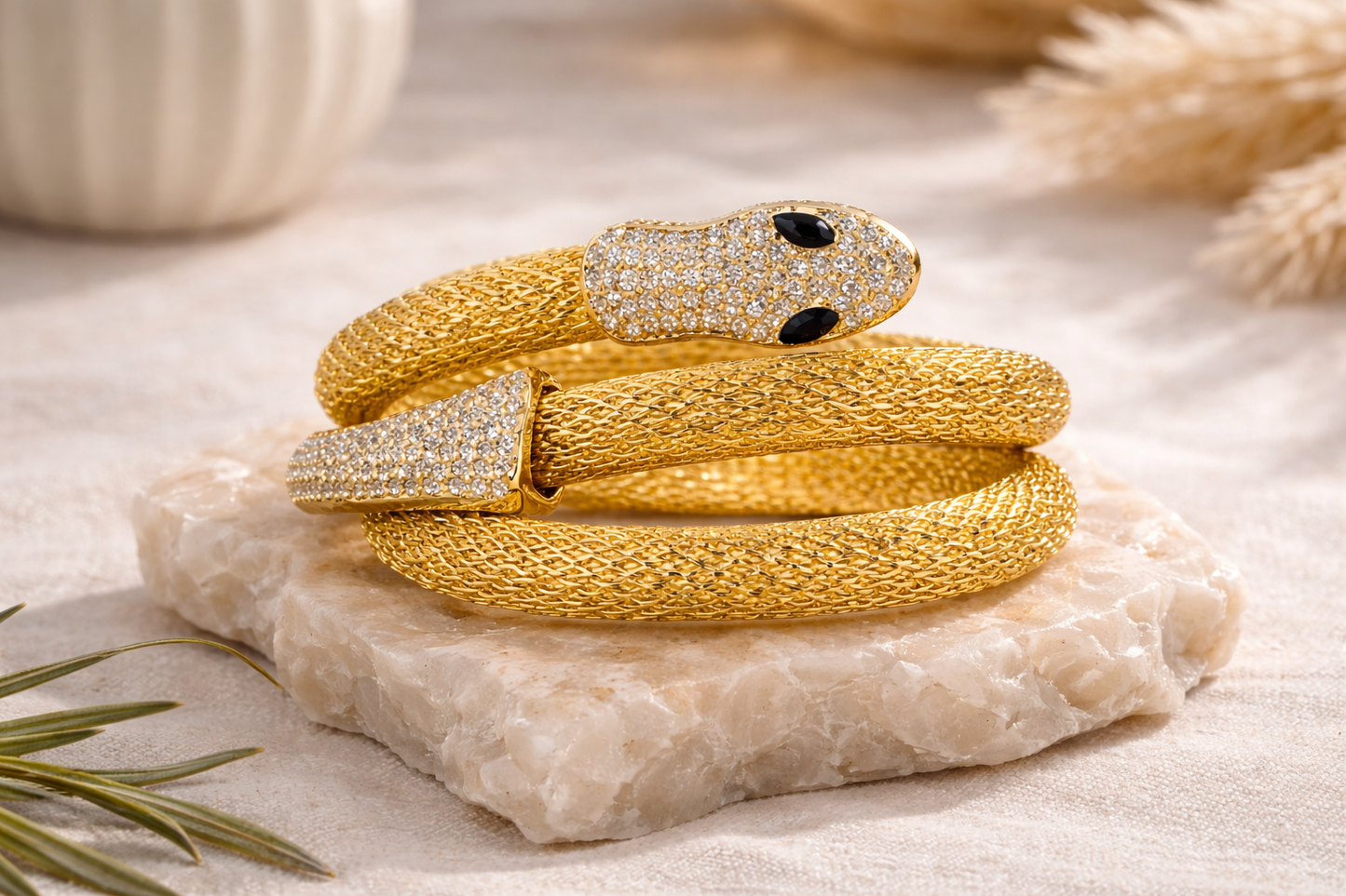 Kriki Serpentine Luxe Wrap Bangle