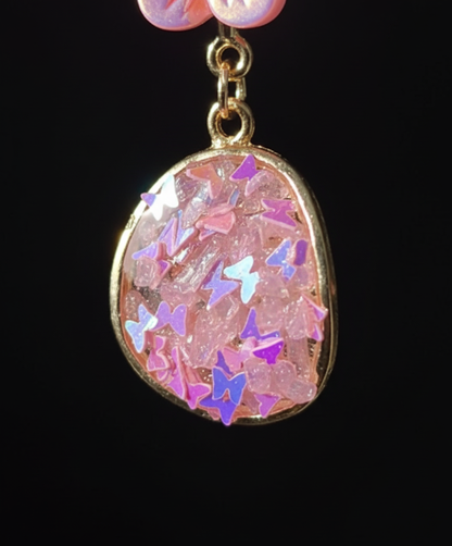 Kriki Blossom Sparkle Drop Earrings