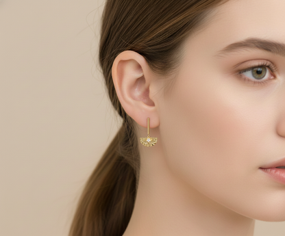 Kriki Celestial Star Drop Earrings