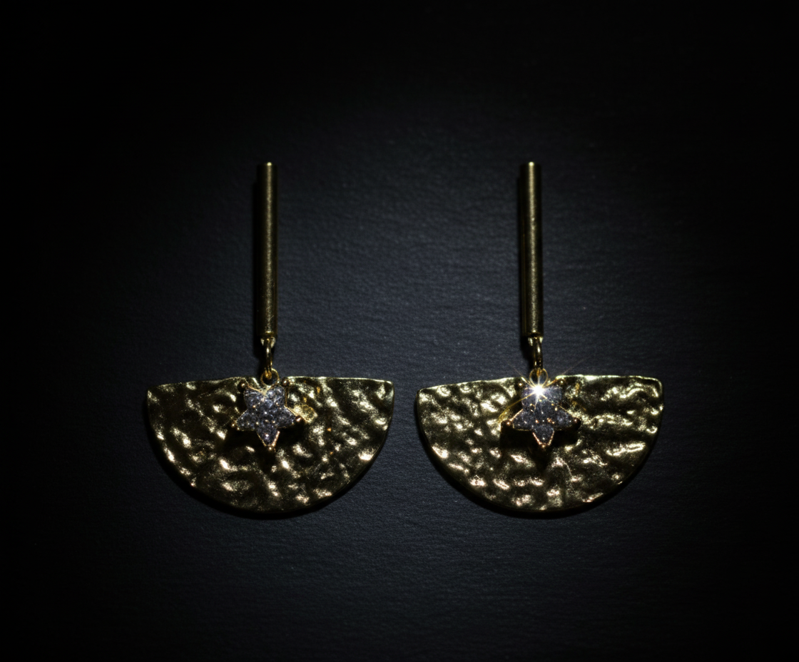 Kriki Celestial Star Drop Earrings