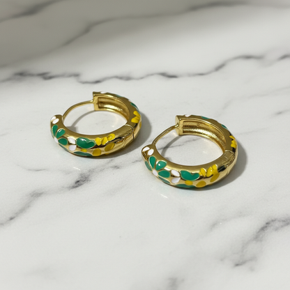 Kriki Meadow Bloom Hoop Earrings